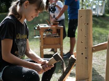 Grünholzwerkstatt Spielmobil Mannheim
