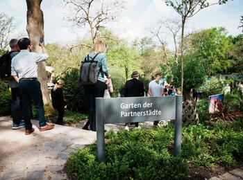 Garten der Partnerstädte eröffnet (01)