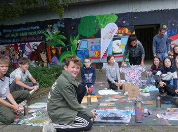 Graffiti-Workshop Ferienexpress "Steig Ein" 2023