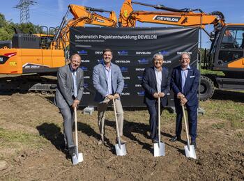 Spatenstich für neuen Firmenstandort in Mannheim