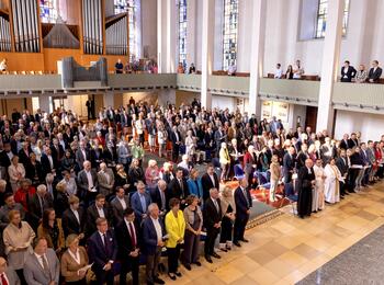 Der ökumenische Gottesdienst zur Amtseinführung von Oberbürgermeister Christian Specht in der CityKirche Konkordien.