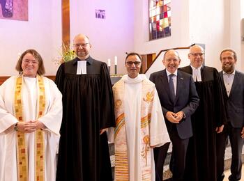 Der Gottesdienst zur Amtseinführung von Oberbürgermeister Christian Specht in der CityKirche Konkordien.