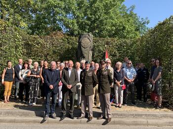 Gedenkveranstaltung zum Hubschrauberabsturz von 1982 - Gruppenfoto