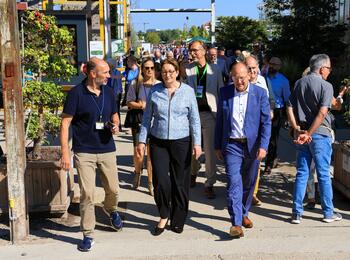 Besuch der Bundesbauministerin auf der BUGA23 (01)
