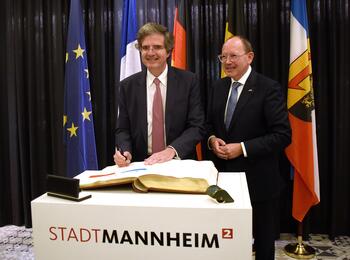 Besuch des französischen Botschafters in Mannheim 