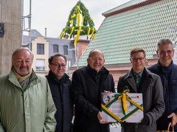 Richtfest für den Erweiterungsbau des Rosengartens