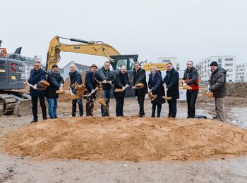 Erster Spatenstich: Bau der Grünen Mitte im Stadtteil FRANKLIN hat begonnen