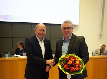 Neu gewählter Bürgermeister für Wirtschaft, Arbeit und Soziales: Thorsten Riehle