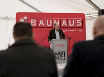 Richtfest für BAUHAUS auf Columbus (01)