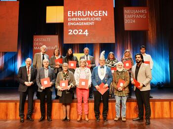 Ehrungen im Rahmen des Neujahrsempfangs 2024