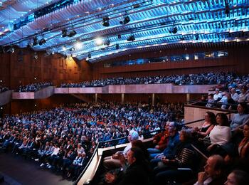 Blick in den Mozartsaal beim Neujahrsempfang 2024
