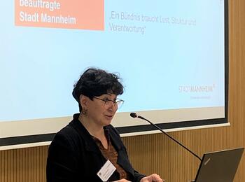 Gründung des Mannheimer Frauenbündnisses: Zahra Deilami, Gleichstellungsbeauftragte der Stadt Mannheim