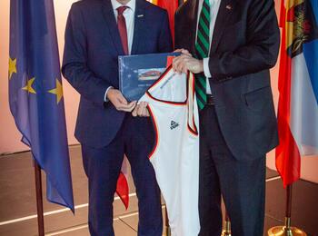 Empfang für US-Generalkonsul Norman Thatcher Scharpf in Mannheim