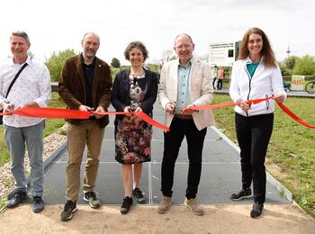 Wiederöffnung BUGA Klimapark-West auf Spinelli