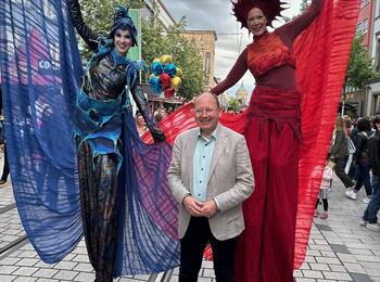 Walking Act beim Stadtfest