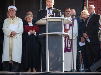 Mannheim hält zusammen: Interreligiöses Friedensgebet