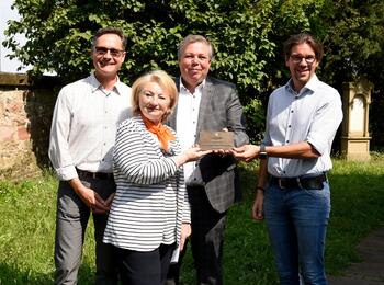 Abschluss Magdalenenkapelle Eisenhauer, Heberer, Grübbel, Anselmann