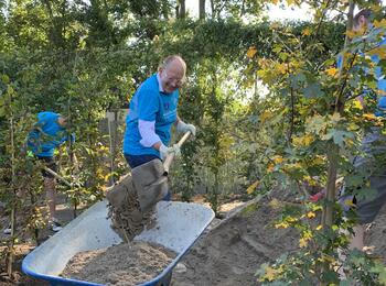 Frewilligentage 2024: OB Specht beim Verein für Körper- und Mehrfachbehinderte (1)