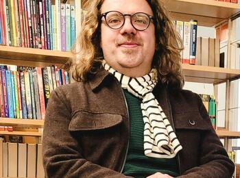 Feuergriffel Markus Altmeyer in der Kinder- und Jugendbibliothek