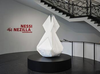 Monument "Paperbomb" in Berlin