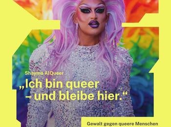 Kampagne Queere Sicherheit - Shayma AlQueer