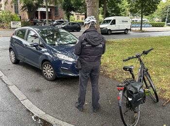 In den Monaten Juni und Juli hat die Radstreife allein 2.691 Vergehen im ruhenden Verkehr geahndet.