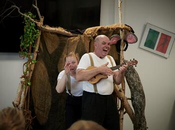 Bibliotheksfest Schönau Theateraufführung