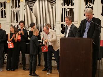 Konzert Bundespreisträger "Jugend musiziert 2025", Oberbürgermeister Specht gratuliert