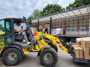 Weiterer Hilfstransport in die Ukraine 