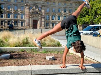 Ferienexpress "Steig ein" 2025 - Parkour vor dem Museum Zeughaus