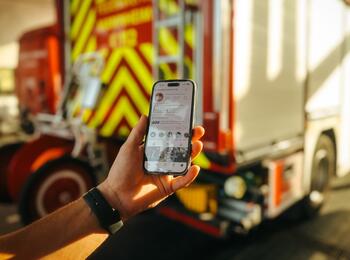 Auf Social Media gibt es künftig Sofortmeldungen, Einblicke und Informationen aus erster Hand.