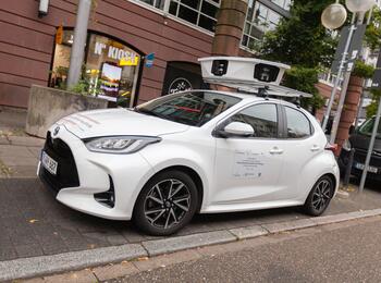 Scan-Fahrzeug in Mannheim