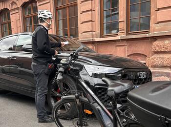 An über 60 Tagen waren die Mitarbeiter des Ordnungsdienstes in diesem Sommer bereits mit dem Rad im Einsatz. Dabei legten sie rund 2.000 Kilometer zurück.