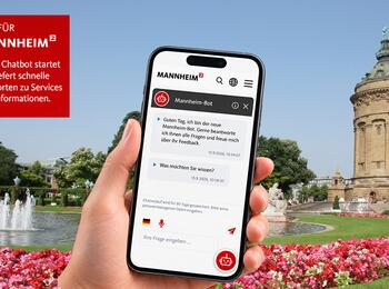 Handy mit Mannheim-Bot