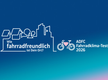Logo des ADFC Fahrradklima-Test 2026