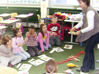 Kinder werden unterrichtet