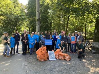 Waldputzaktion im Käfertaler Wald 