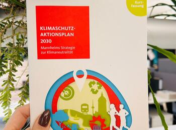 Broschüre Klimaschutzaktionsplan von vorne