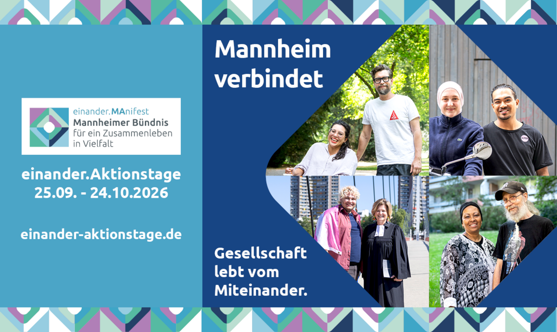 4 Tandems werben für Miteinander