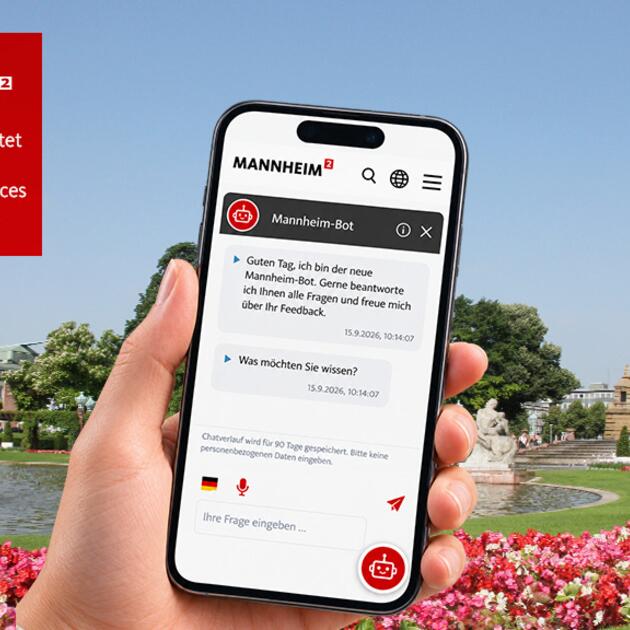 Handy mit Mannheim-Bot