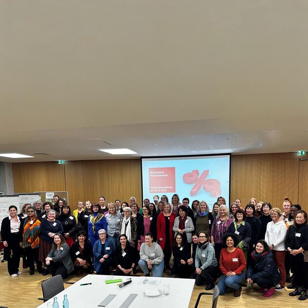 Gruppenfoto der Mitglieder des Mannheimer Frauenbündnisses