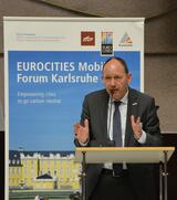 Erster Bürgermeister Christian Specht ist Vorsitzender des EUROCITIES Mobility Forums.
