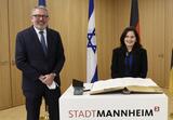 Antrittsbesuch der israelischen Generalkonsulin Carmela Shamir in Mannheim