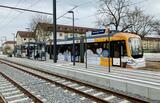 Nach rund acht Monaten Bauzeit ist der Haltepunkt Bensheimer Straße seit 20. März wieder für den regulären, zweigleisigen Betrieb der Linie 5 freigegeben.