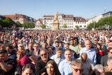 Mannheim hält zusammen: 8000 Teilnehmer auf dem Marktplatz