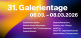 31. Galerientage