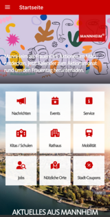 Mannheim-App Screenshot
