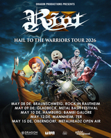 Riot V - Hail to the Warriors Tour 2026