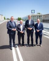 Wiedereröffnung Hochstraße Süd mit Minister und Ministerpräsident