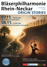 Bläserphilharmonie Rhein-Neckar – "Origin Stories"